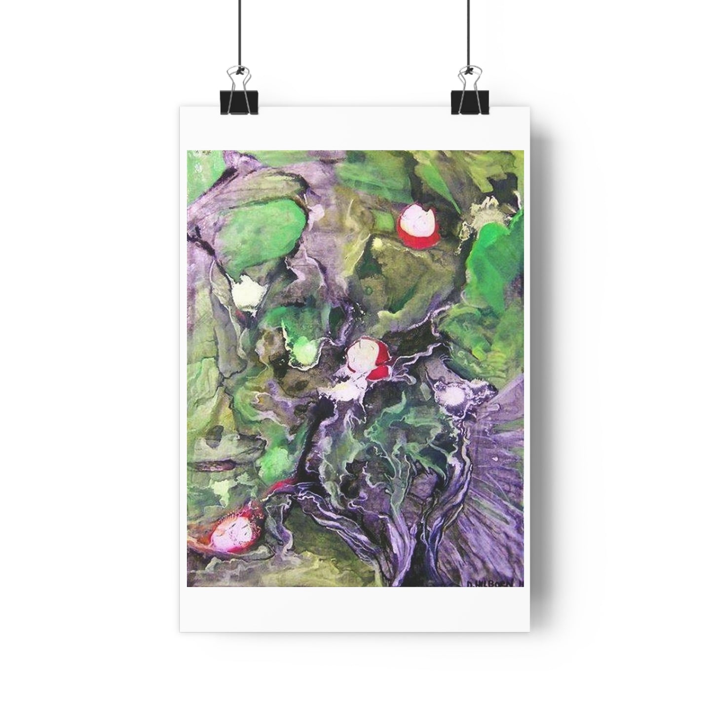 "Strawberry Surprise”- Giclée Art Print by artist David Hilborn