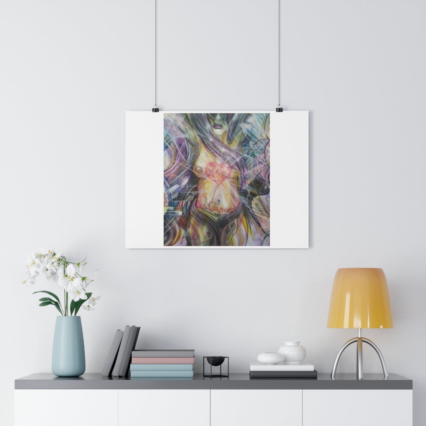 "Visionary Nude”- Giclée Art Print by artist David Hilborn