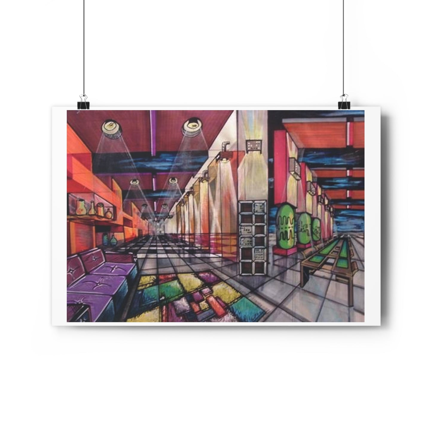 "Impossible Spaces”- Giclée Art Print by artist David Hilborn