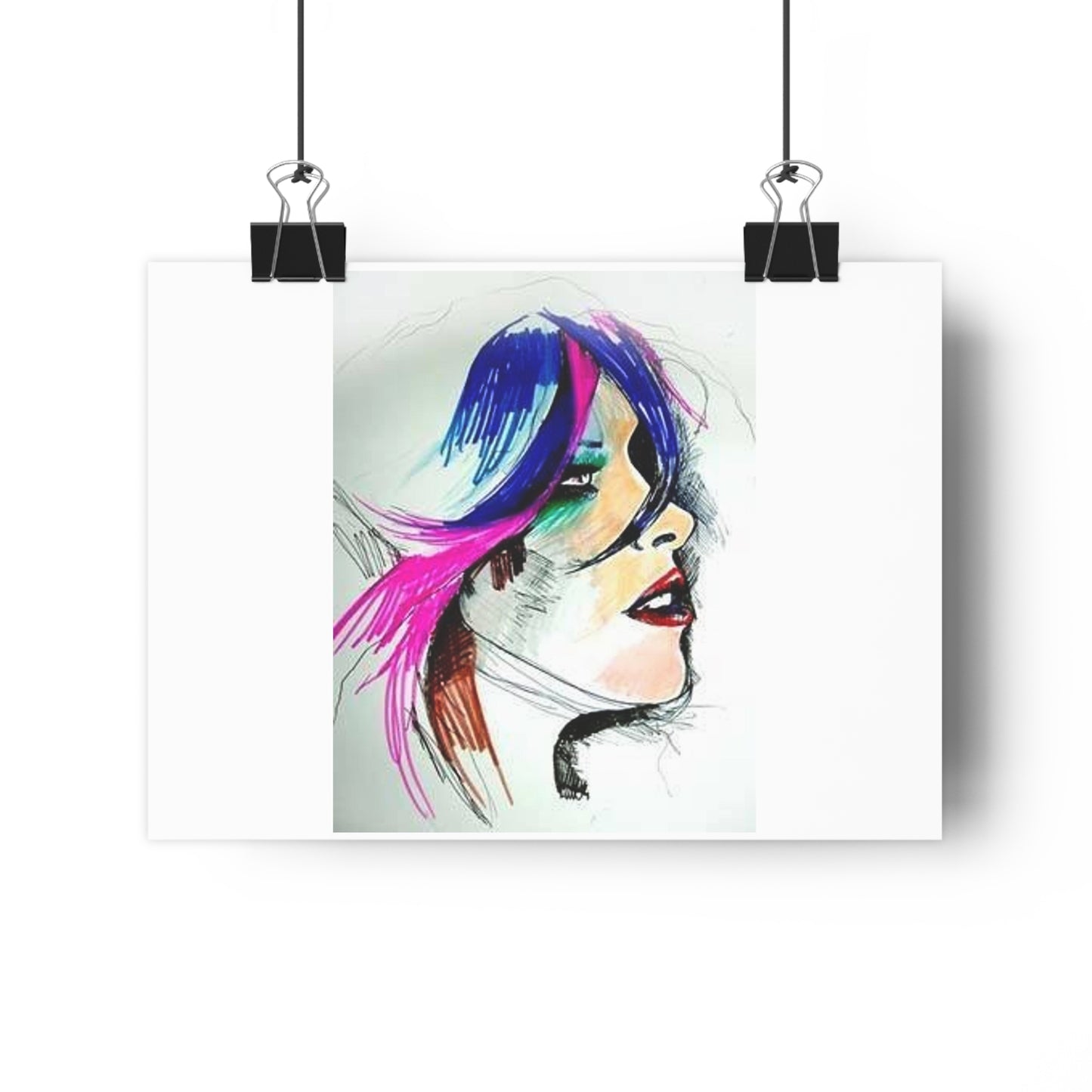 "Scribble”- Giclée Art Print by artist David Hilborn