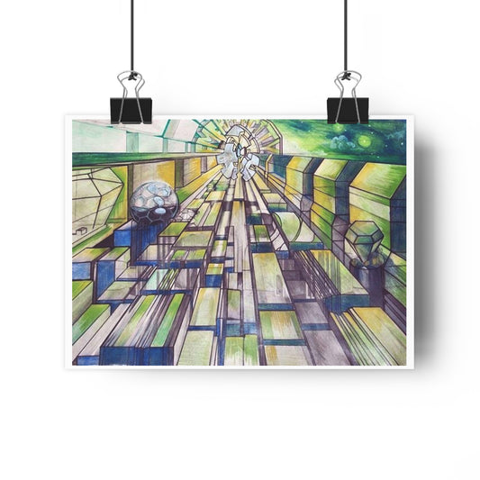 "Emerald City”- Giclée Art Print by artist David Hilborn