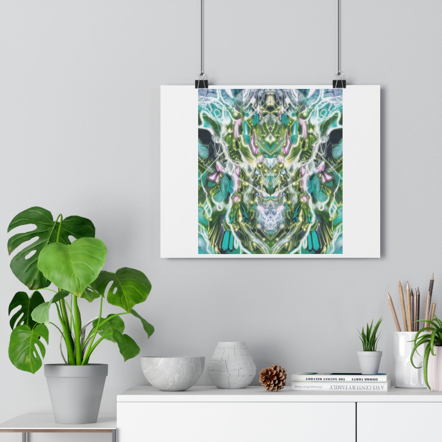 "Green Dragon”- Giclée Art Print by artist David Hilborn