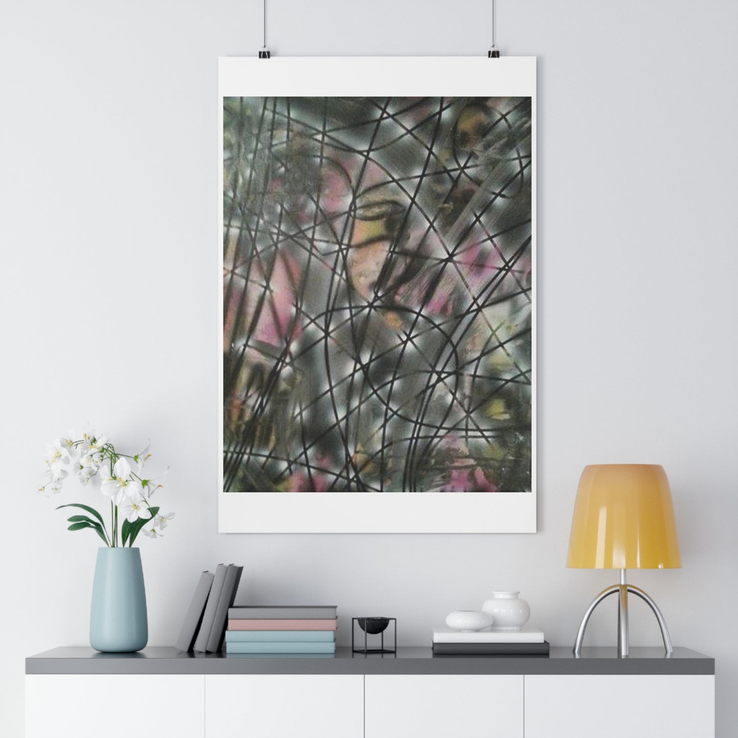 "Crossed Lines”- Giclée Art Print by artist David Hilborn