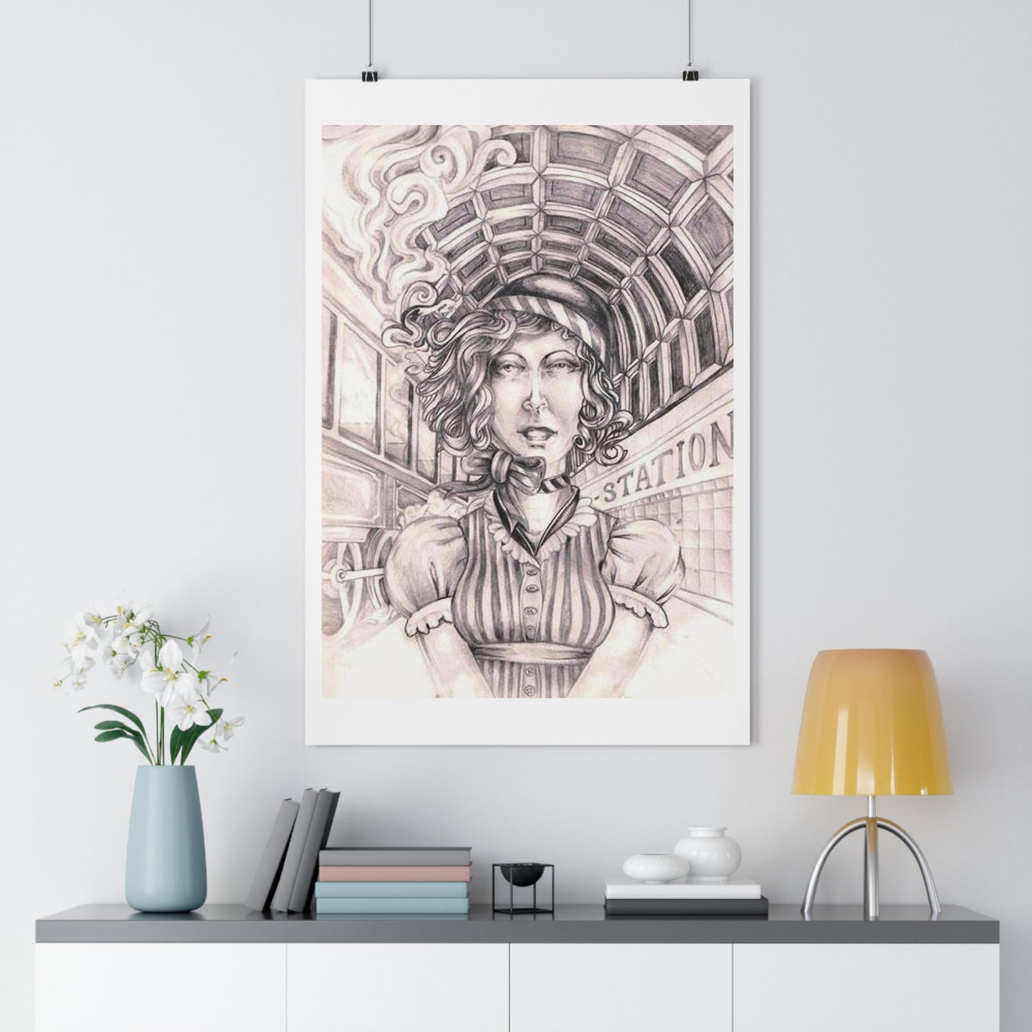 “Grand Central”- Giclée Art Print by artist David Hilborn