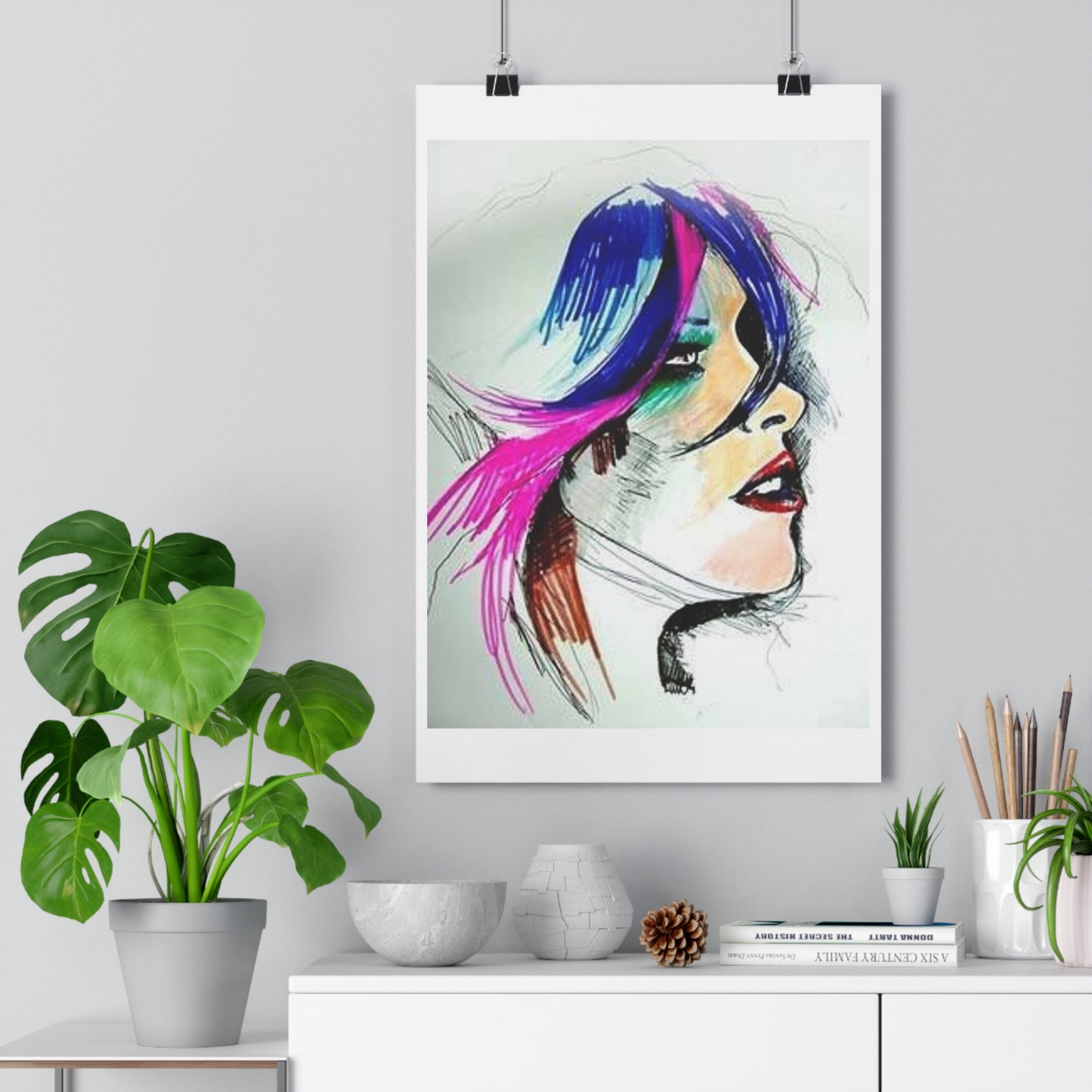 "Scribble”- Giclée Art Print by artist David Hilborn