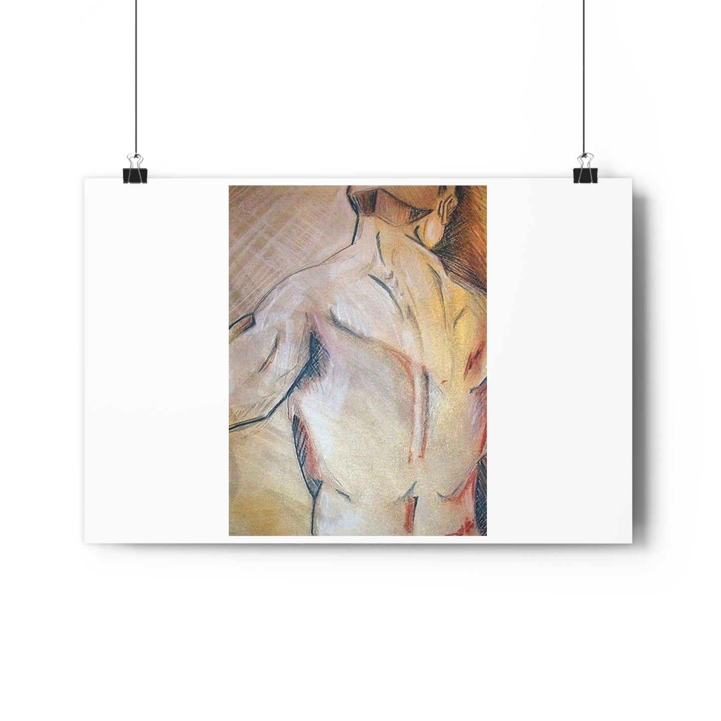 "Anatomy Study”- Giclée Art Print by artist David Hilborn