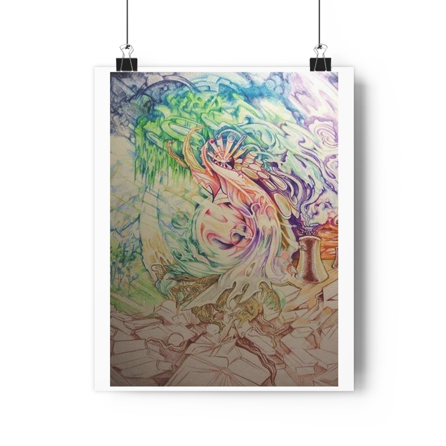 "Rooted in Literature”- Giclée Art Print by artist David Hilborn