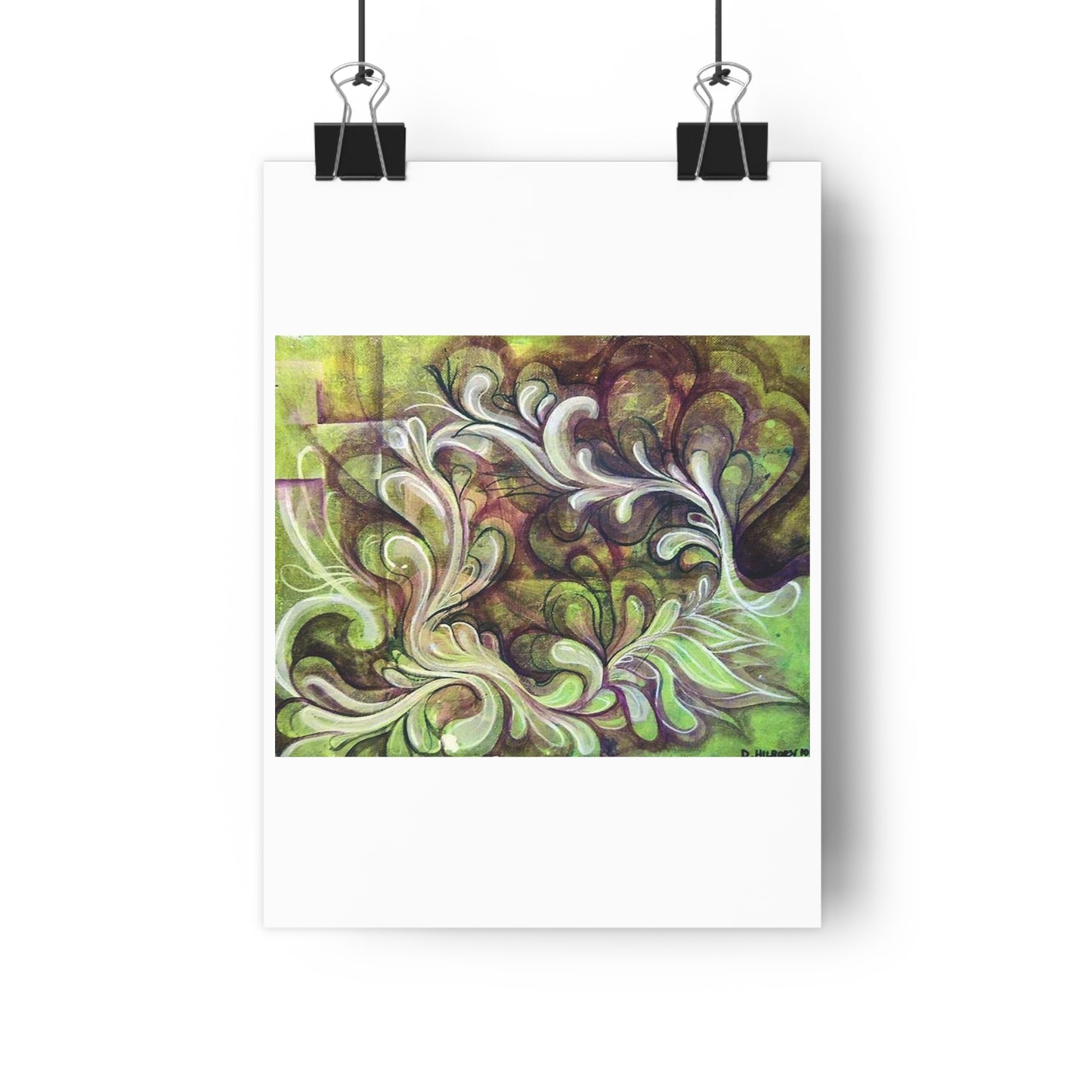 "Mossy Wood”- Giclée Art Print by artist David Hilborn