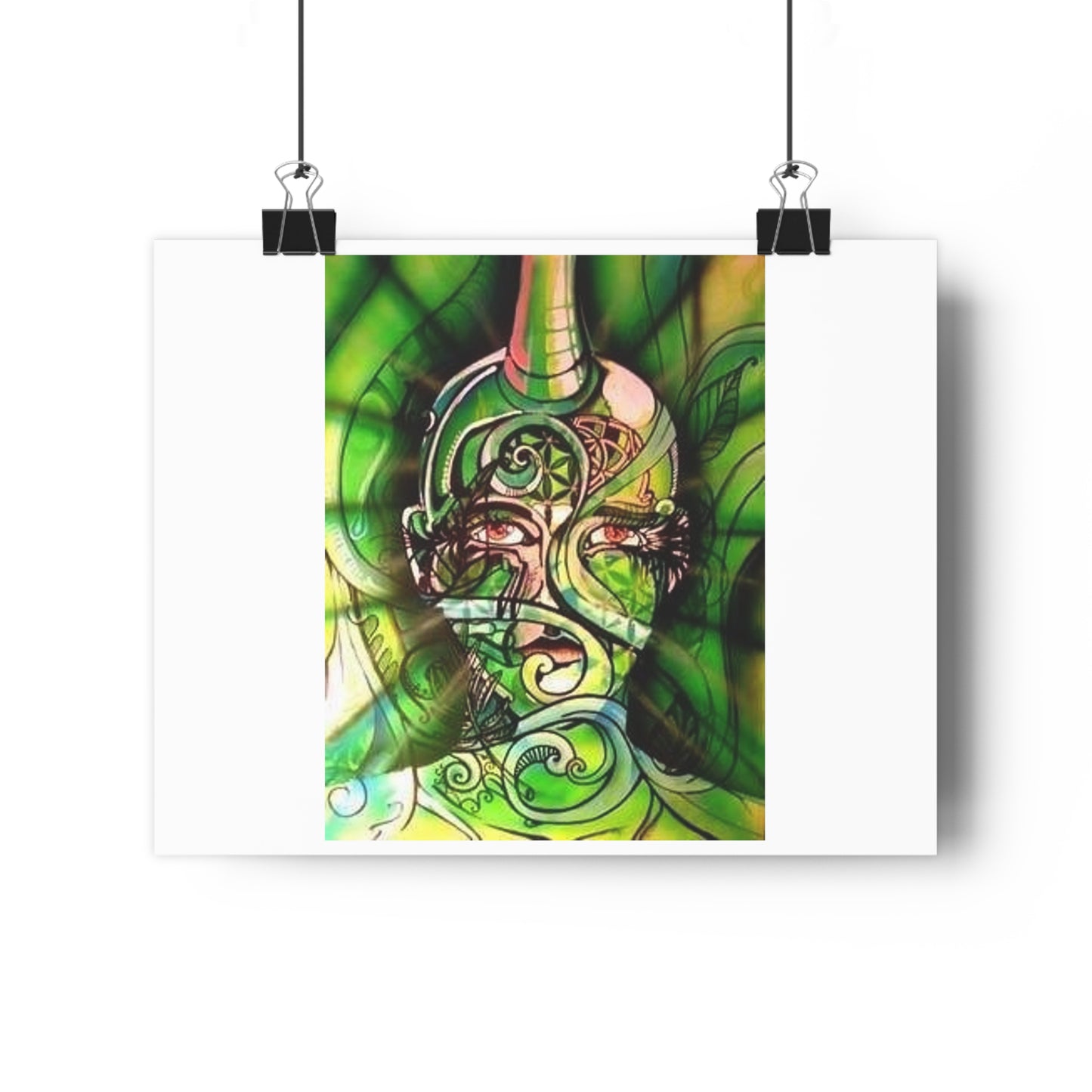 “Earthling”- Giclée Art Print by artist David Hilborn