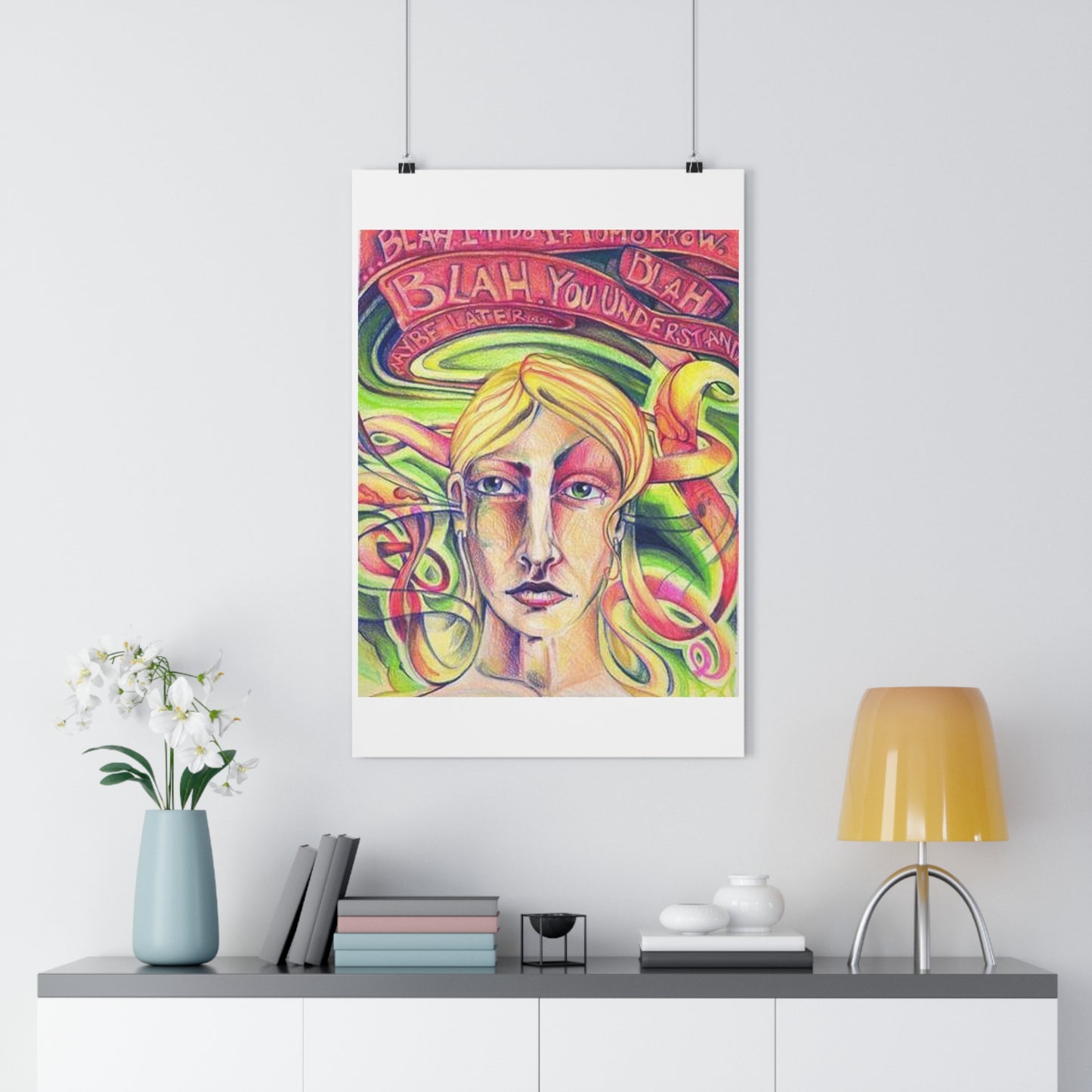 "Poet”- Giclée Art Print by artist David Hilborn