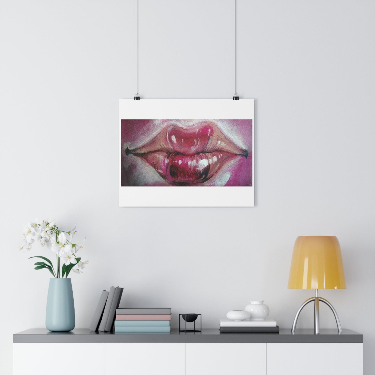 "Lips”- Giclée Art Print by artist David Hilborn