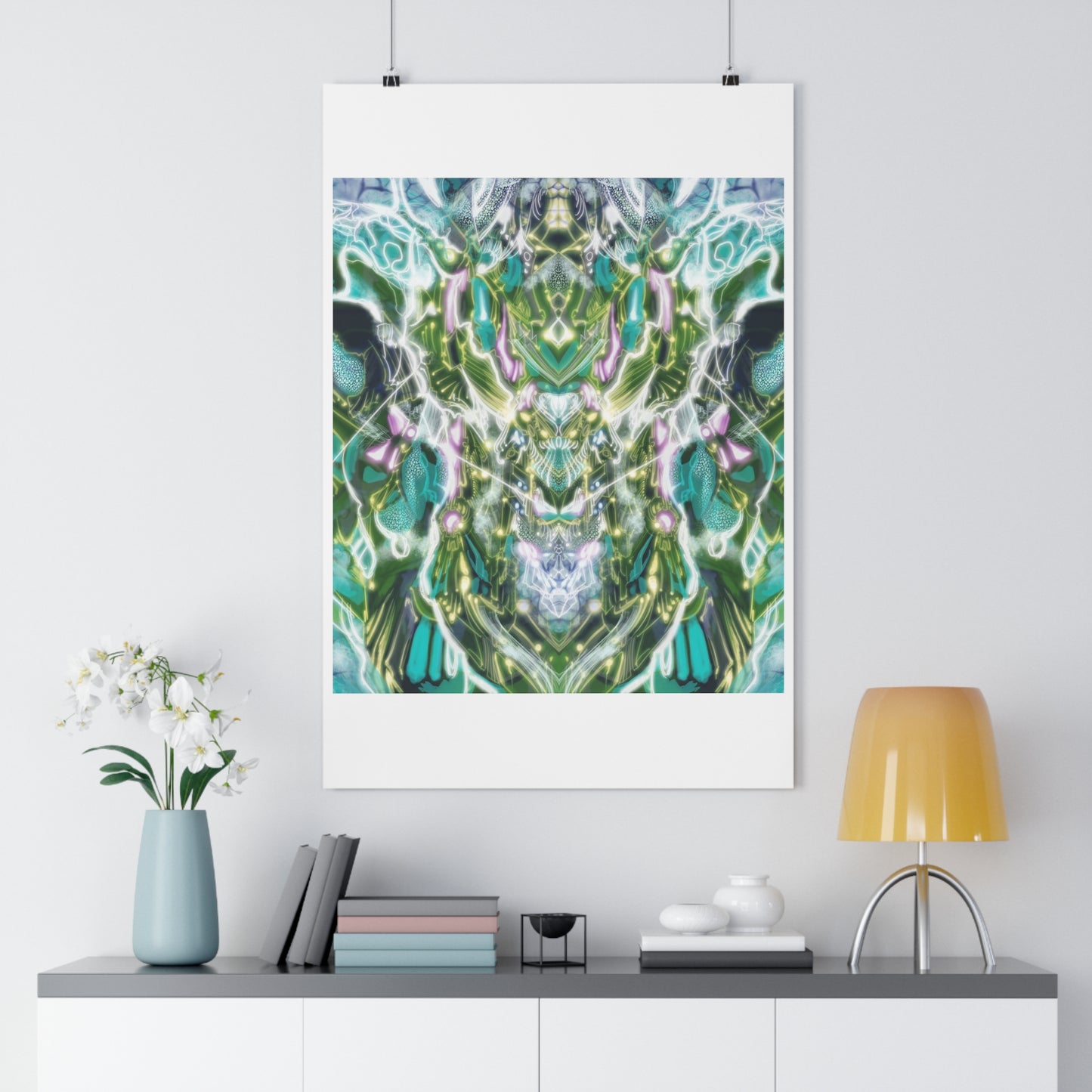 "Green Dragon”- Giclée Art Print by artist David Hilborn