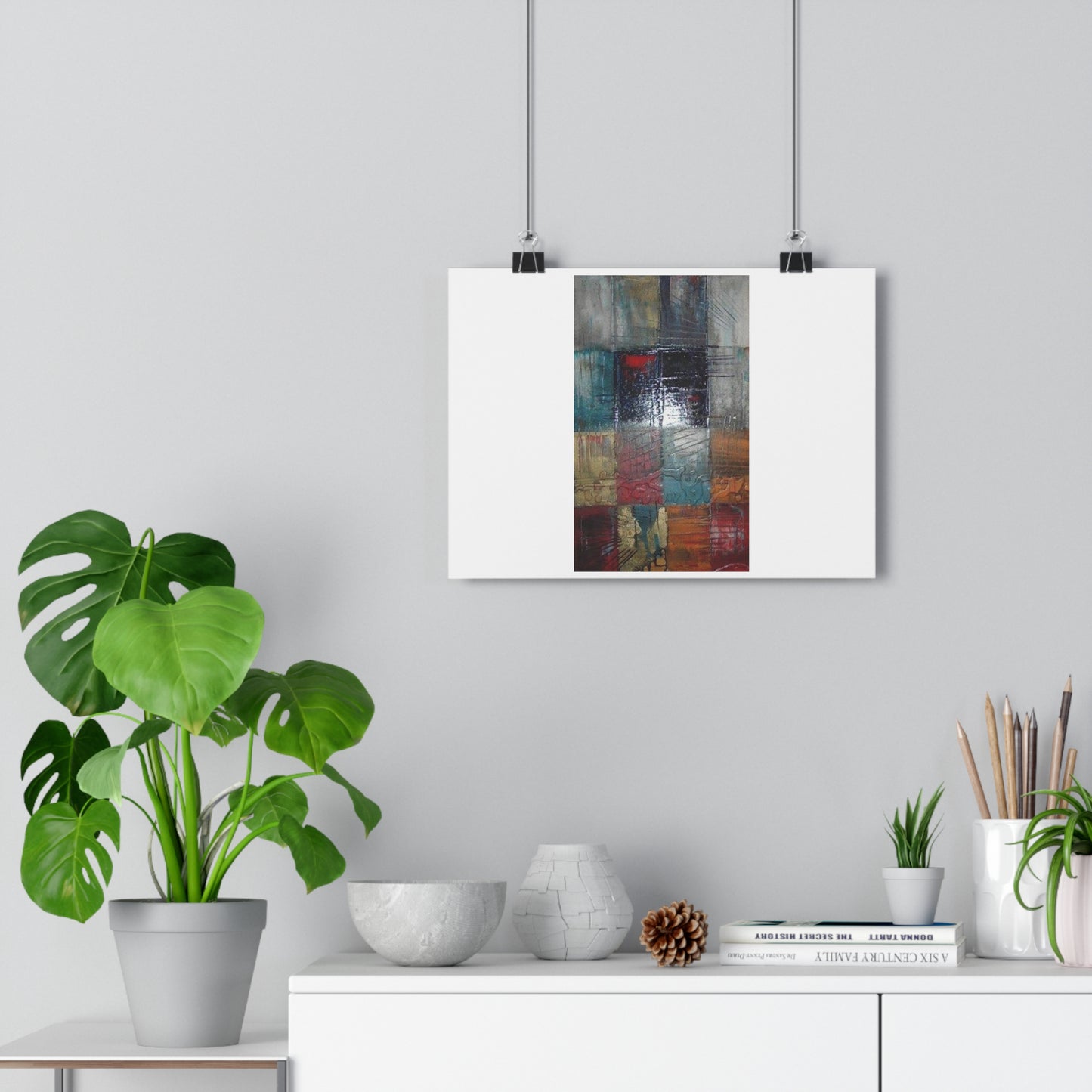 "Contemporary Grid”- Giclée Art Print by artist David Hilborn