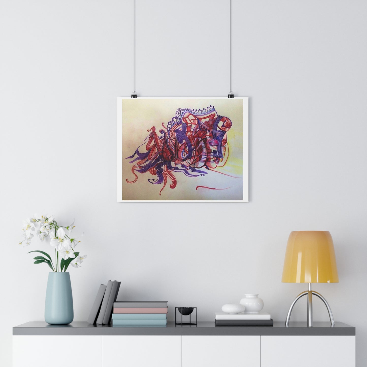 "Ribbon Dancer”- Giclée Art Print by artist David Hilborn