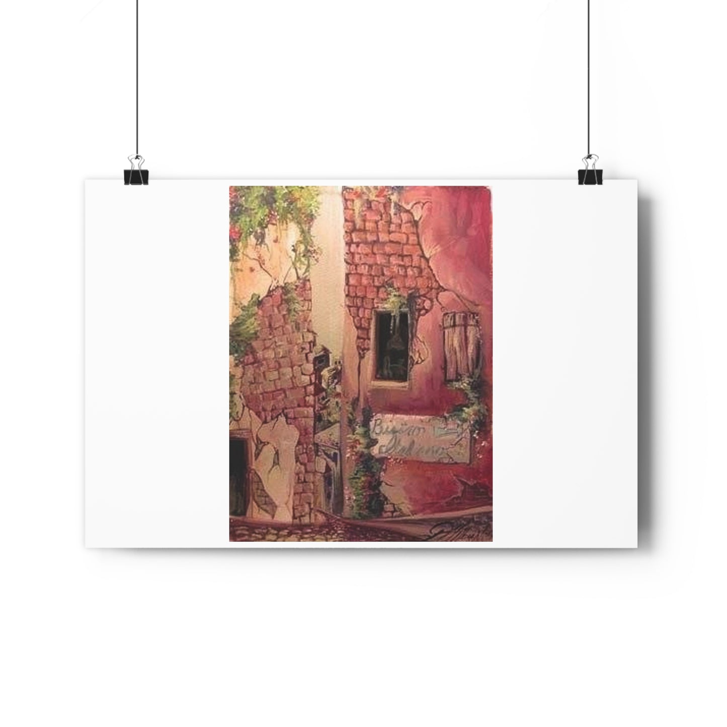 "Bistro”- Giclée Art Print by artist David Hilborn