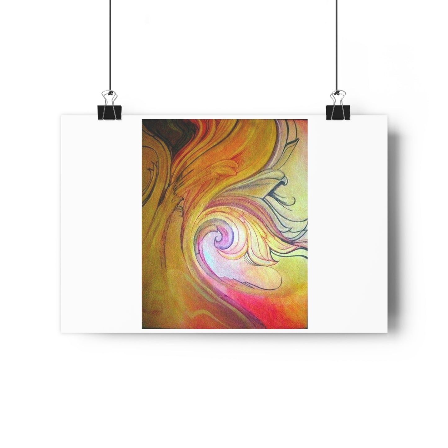 "Sol Flow”- Giclée Art Print by artist David Hilborn