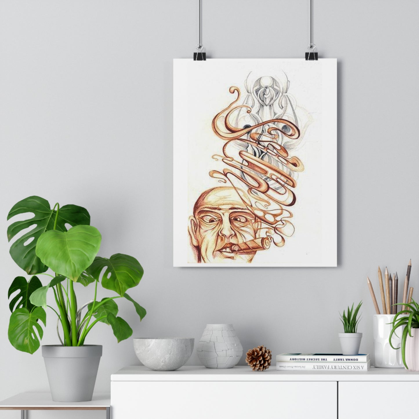 "Stogie”- Giclée Art Print by artist David Hilborn