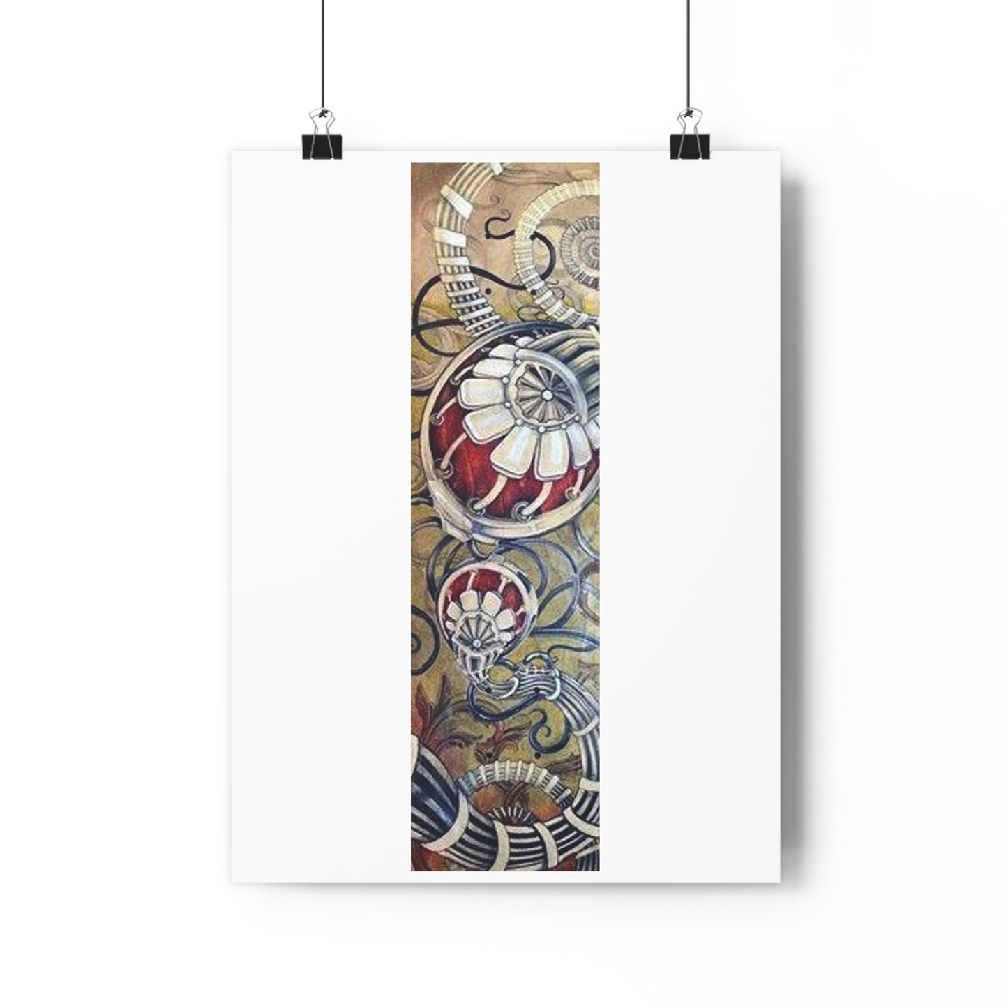 "Skate Deck Entry”- Giclée Art Print by artist David Hilborn