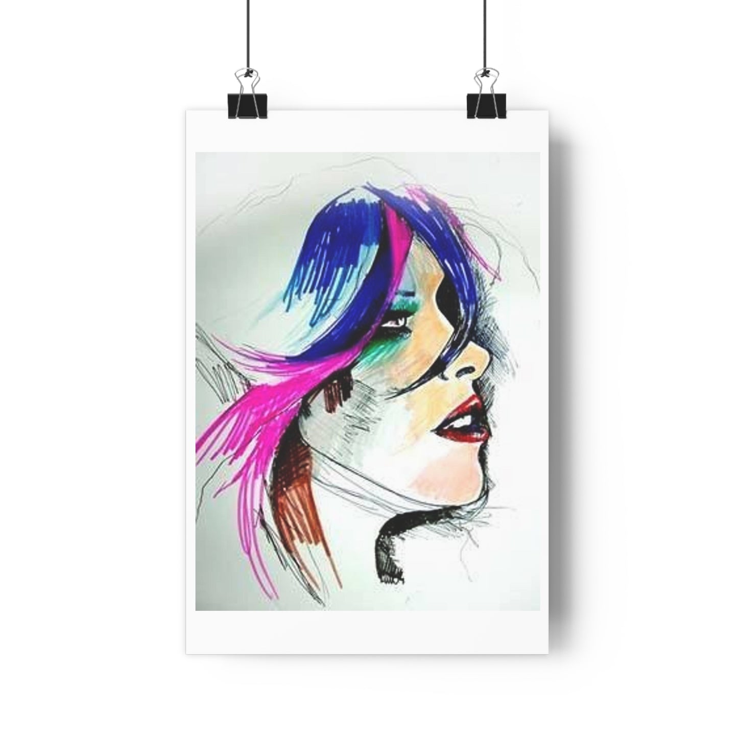 "Scribble”- Giclée Art Print by artist David Hilborn