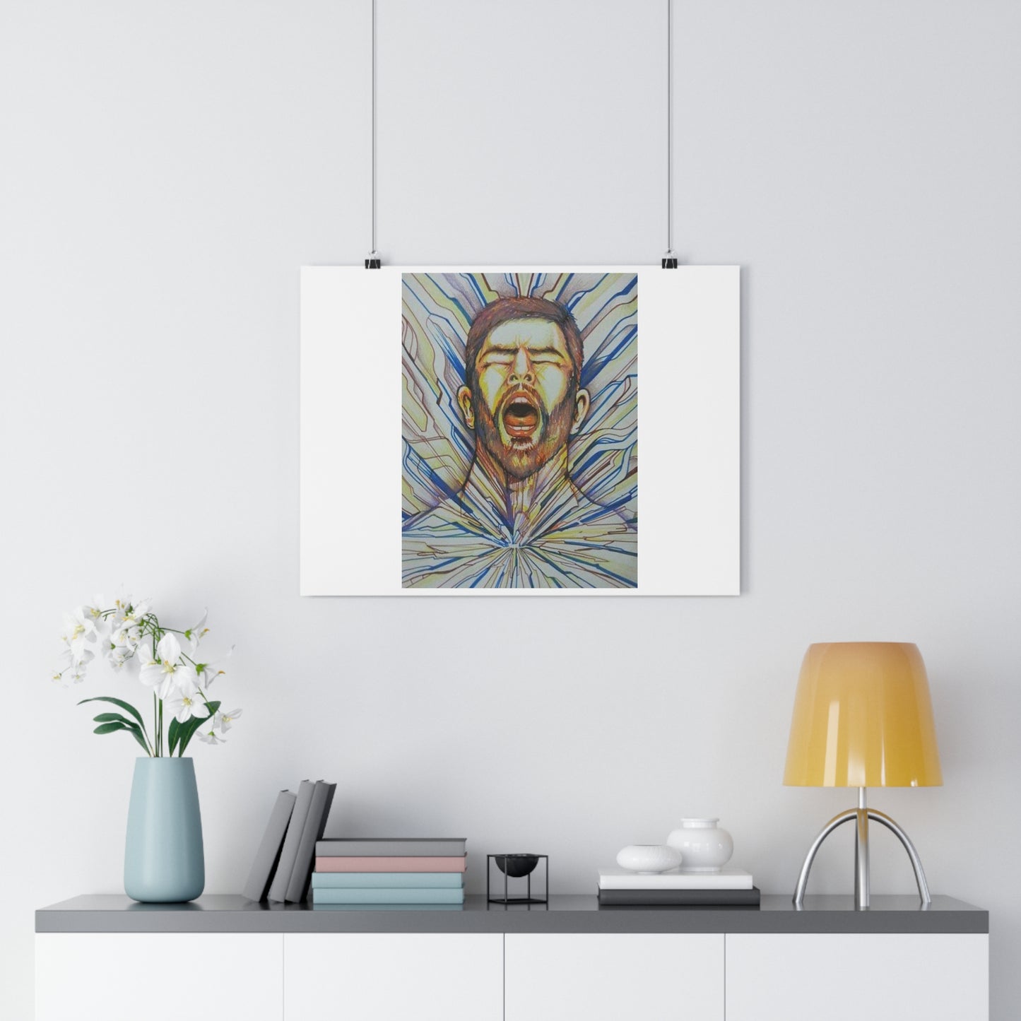 "Burst”- Giclée Art Print by artist David Hilborn