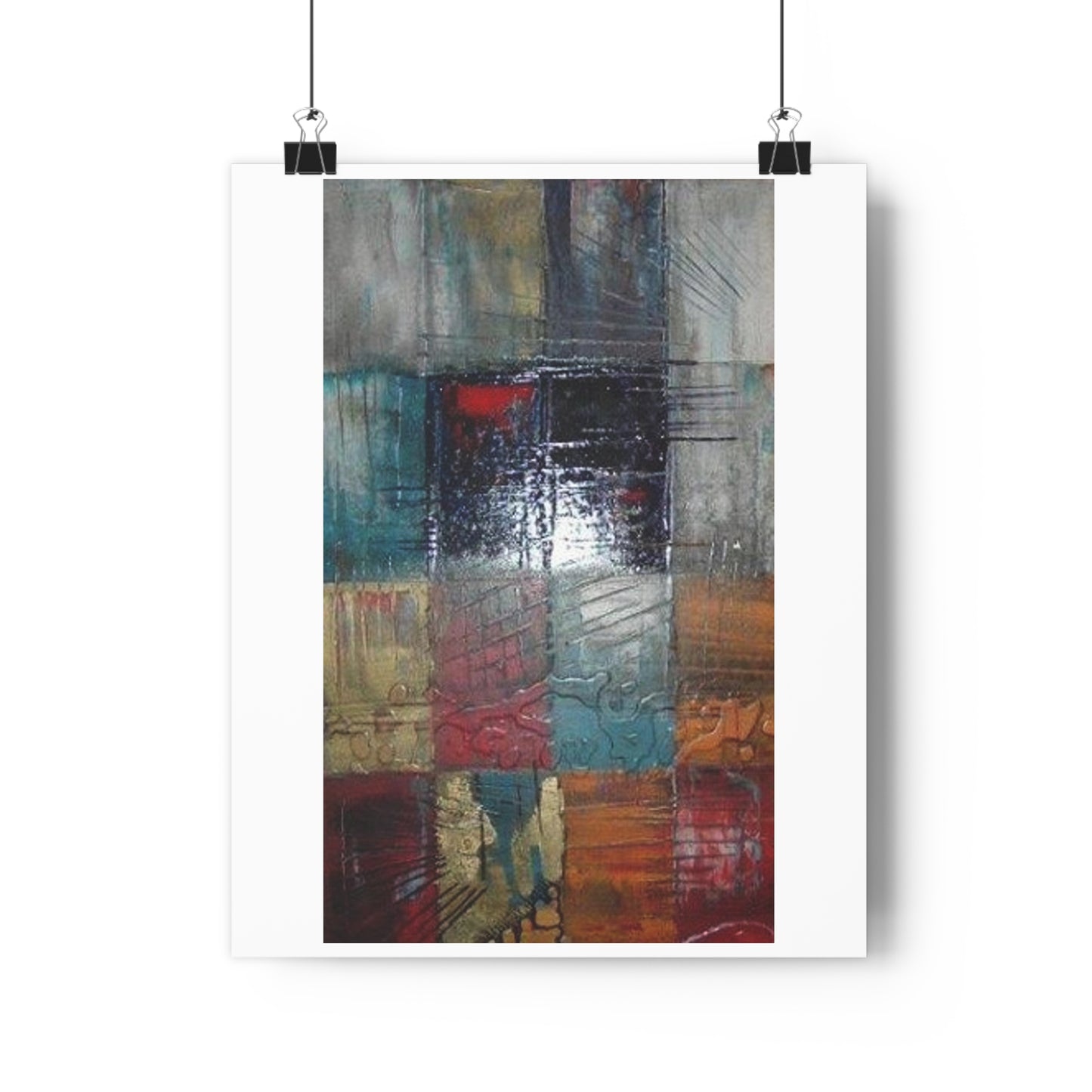 "Contemporary Grid”- Giclée Art Print by artist David Hilborn