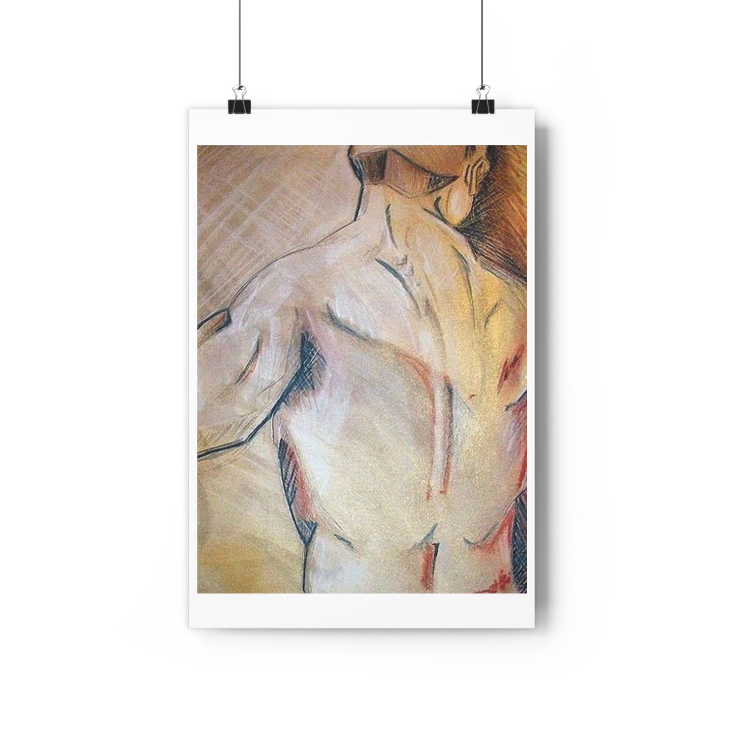 "Anatomy Study”- Giclée Art Print by artist David Hilborn