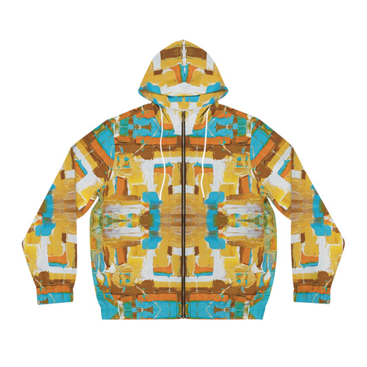 "Sonoran” - All Over Graphic Zip-Up Hoodie by Artist David Hilborn