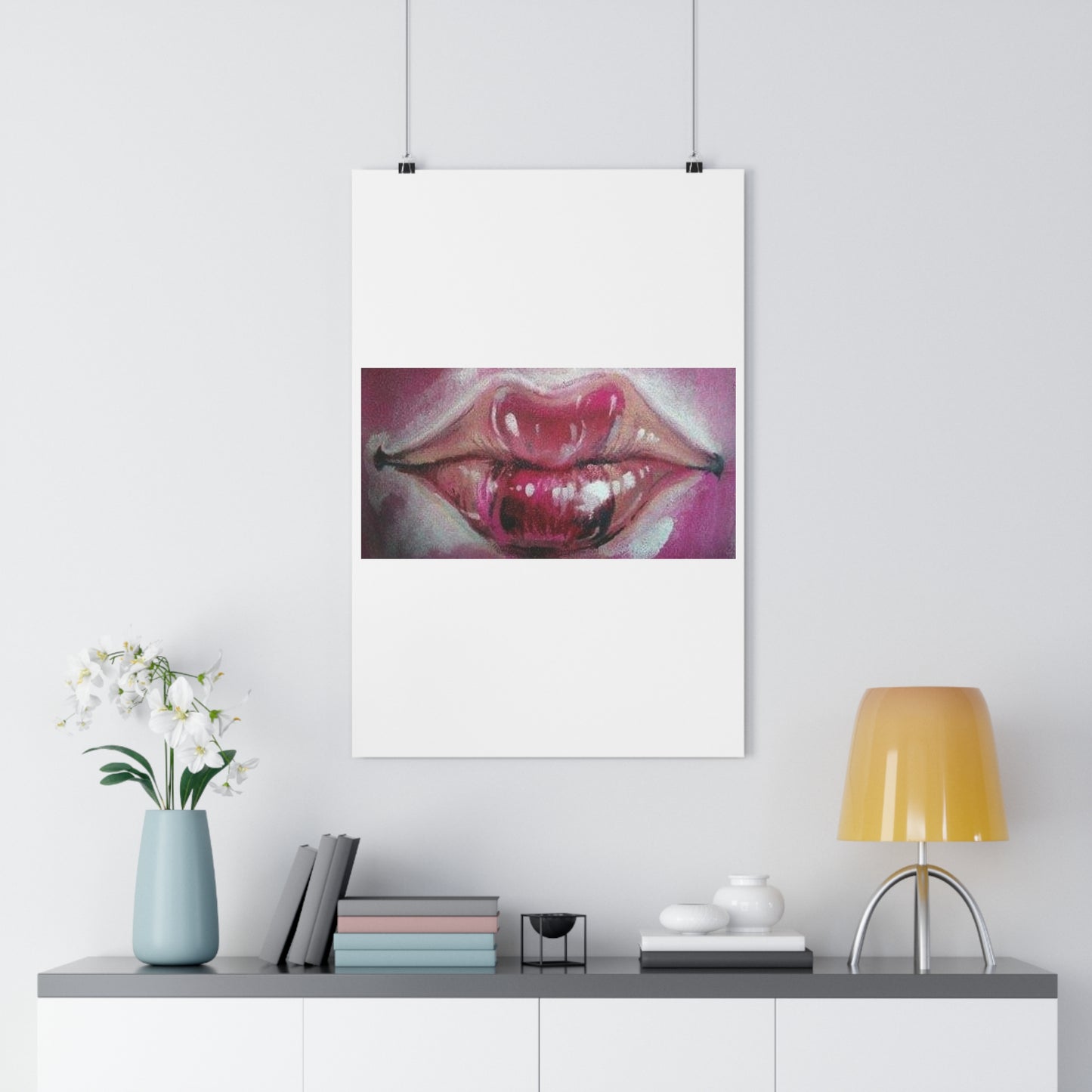 "Lips”- Giclée Art Print by artist David Hilborn