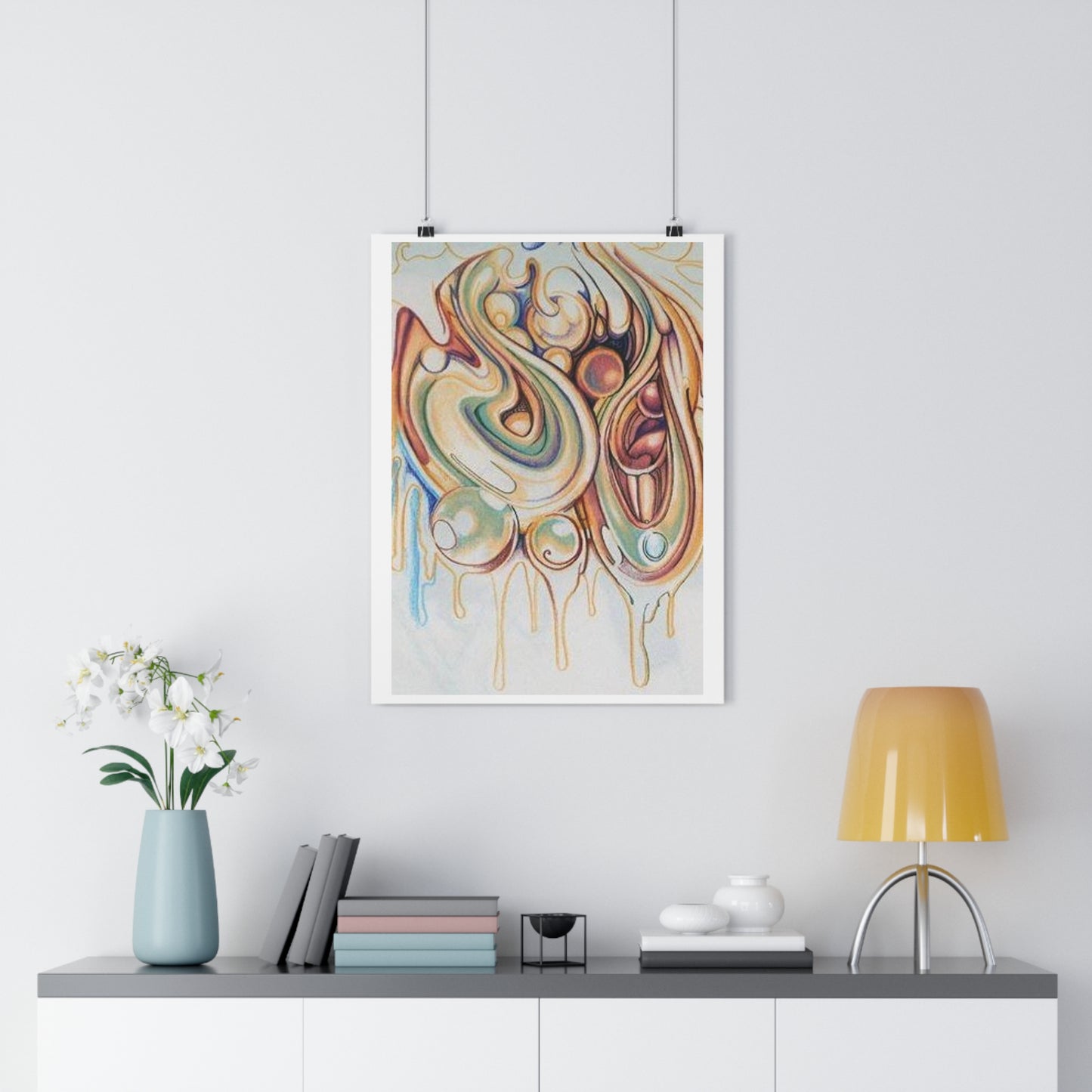 "Iridescent Bubbles”- Giclée Art Print by artist David Hilborn