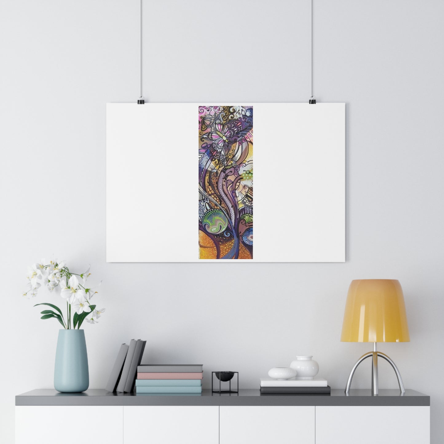 "Flutterby”- Giclée Art Print by artist David Hilborn