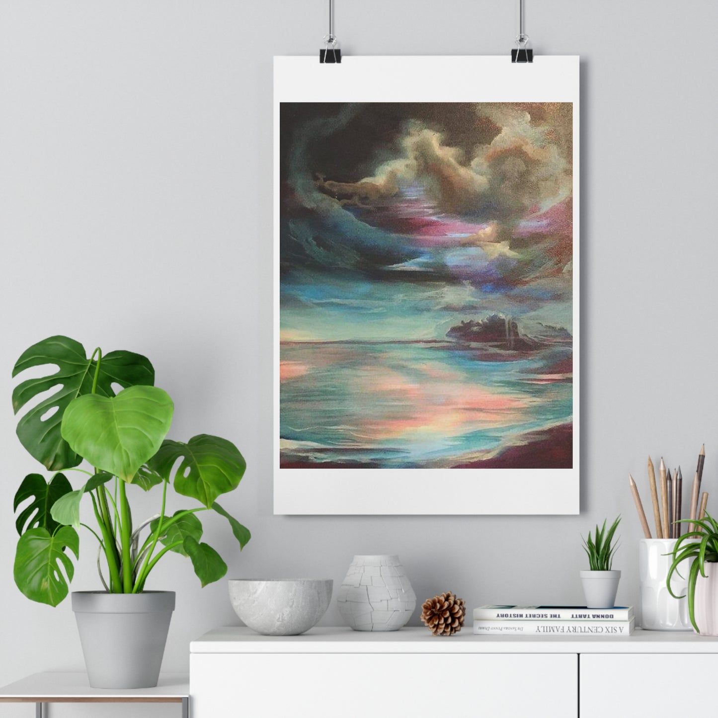 "Stormy”- Giclée Art Print by artist David Hilborn