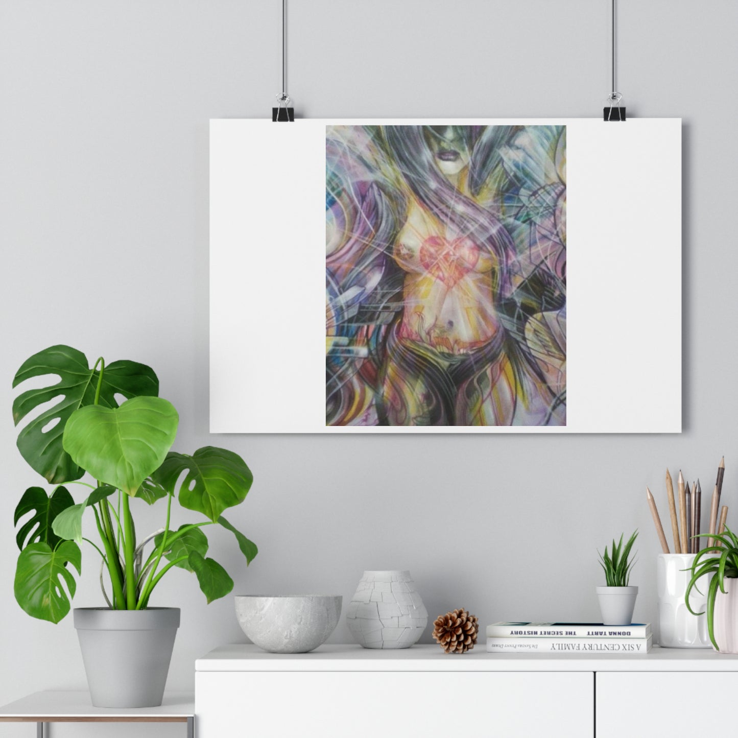 "Visionary Nude”- Giclée Art Print by artist David Hilborn