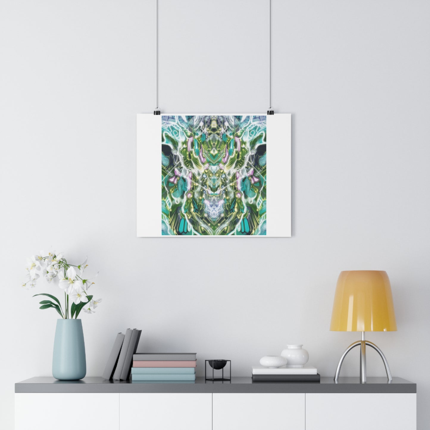 "Green Dragon”- Giclée Art Print by artist David Hilborn