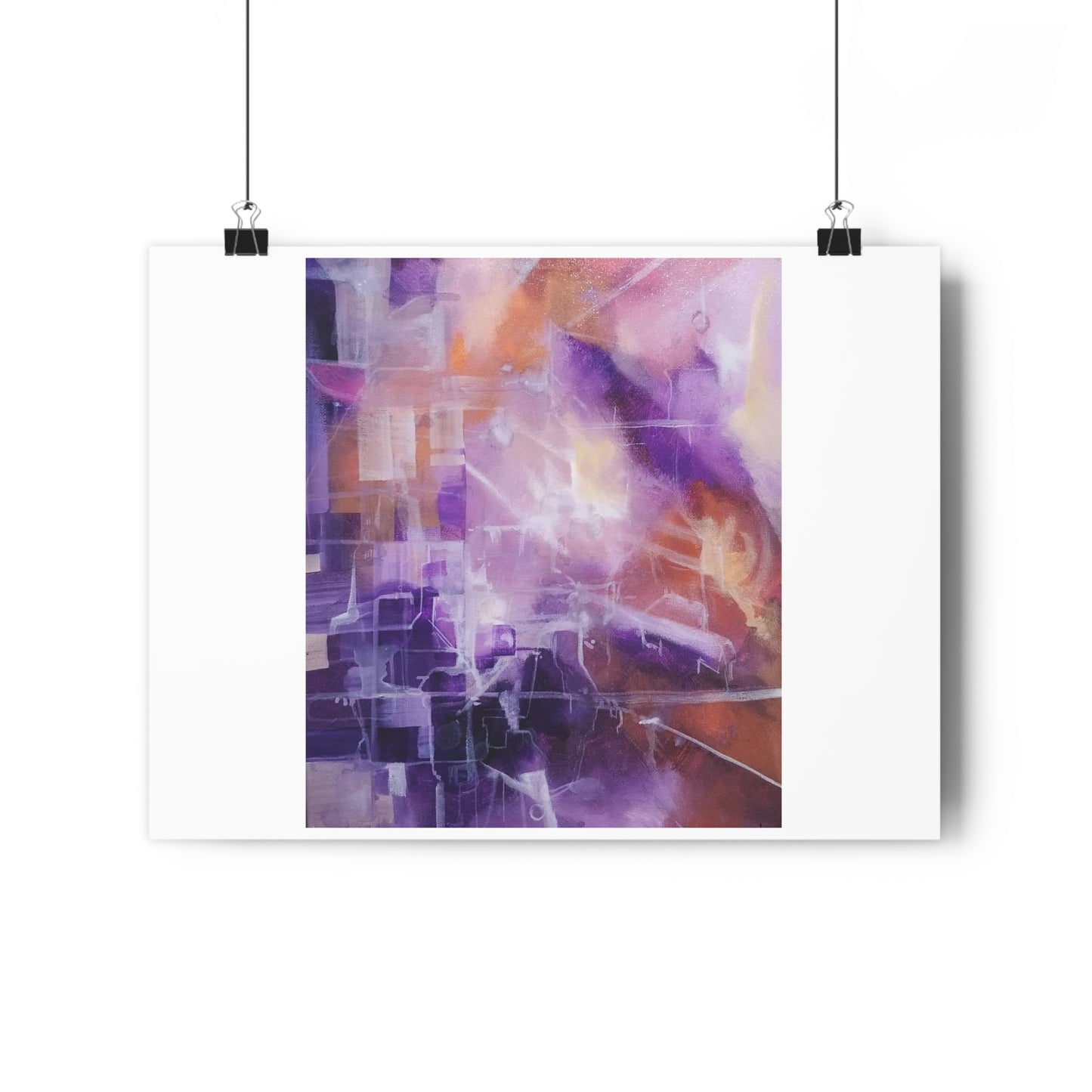 "Purple Paradox”- Giclée Art Print by artist David Hilborn