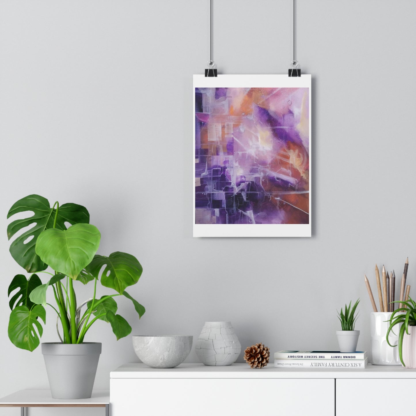 "Purple Paradox”- Giclée Art Print by artist David Hilborn