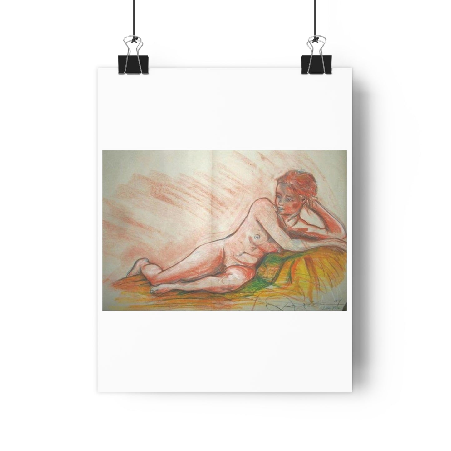 "Nude Study”- Giclée Art Print by artist David Hilborn