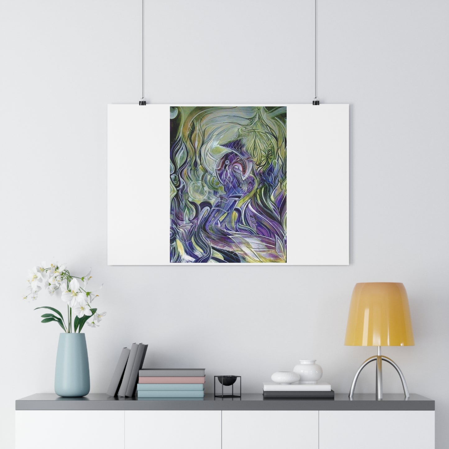 "Purp”- Giclée Art Print by artist David Hilborn