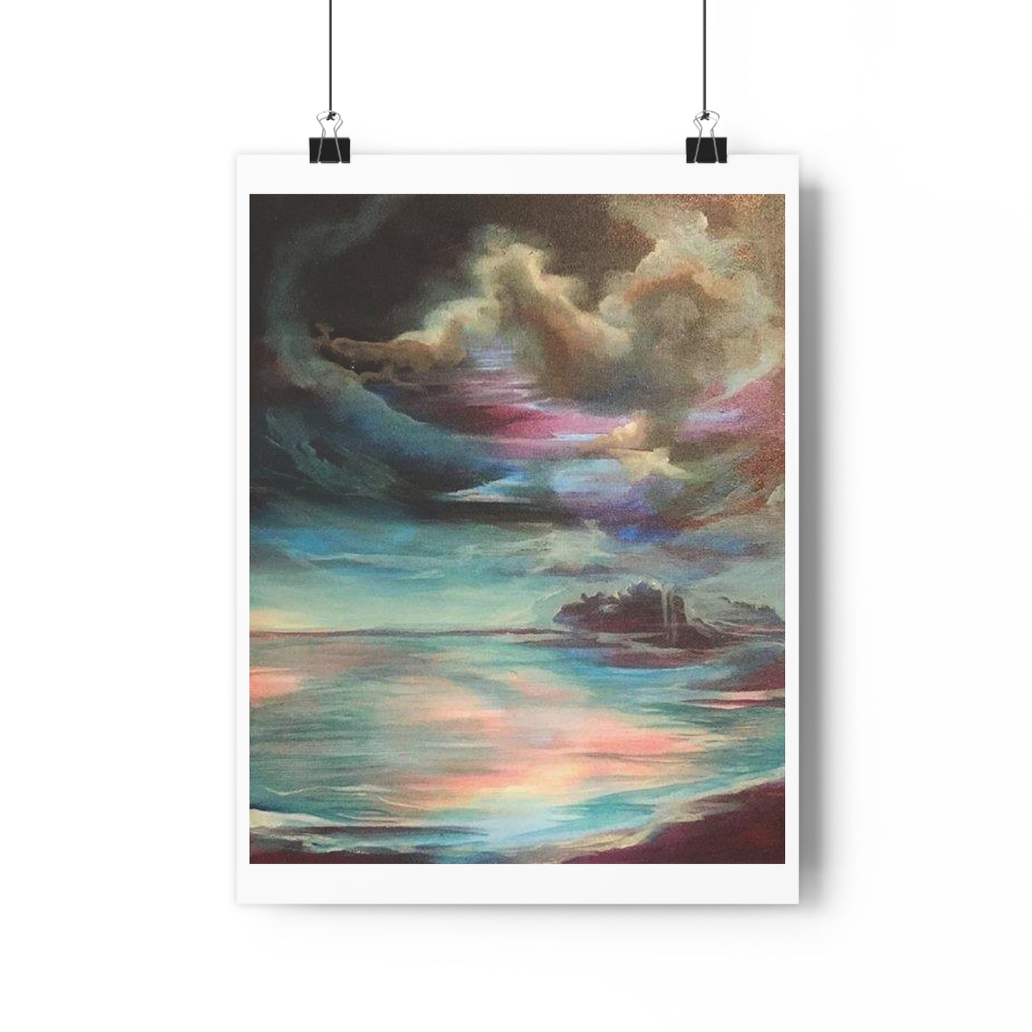 "Stormy”- Giclée Art Print by artist David Hilborn