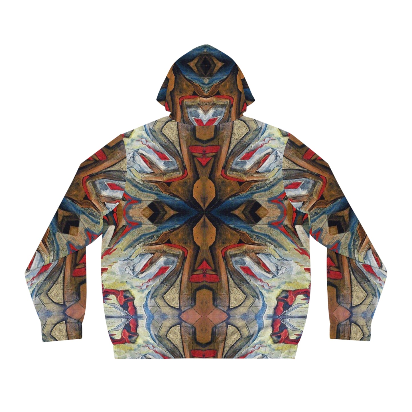 "Butte” - All Over Graphic Zip-Up Hoodie by Artist David Hilborn