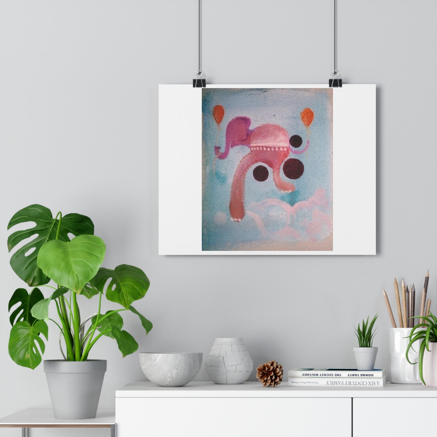 "Ele-float”- Giclée Art Print by artist David Hilborn