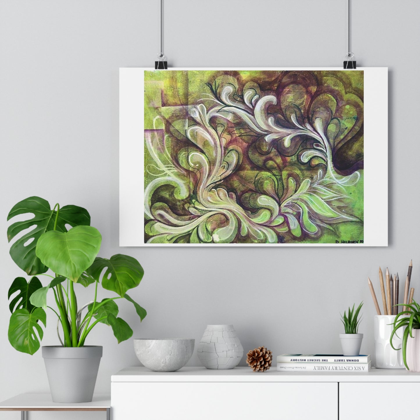 "Mossy Wood”- Giclée Art Print by artist David Hilborn