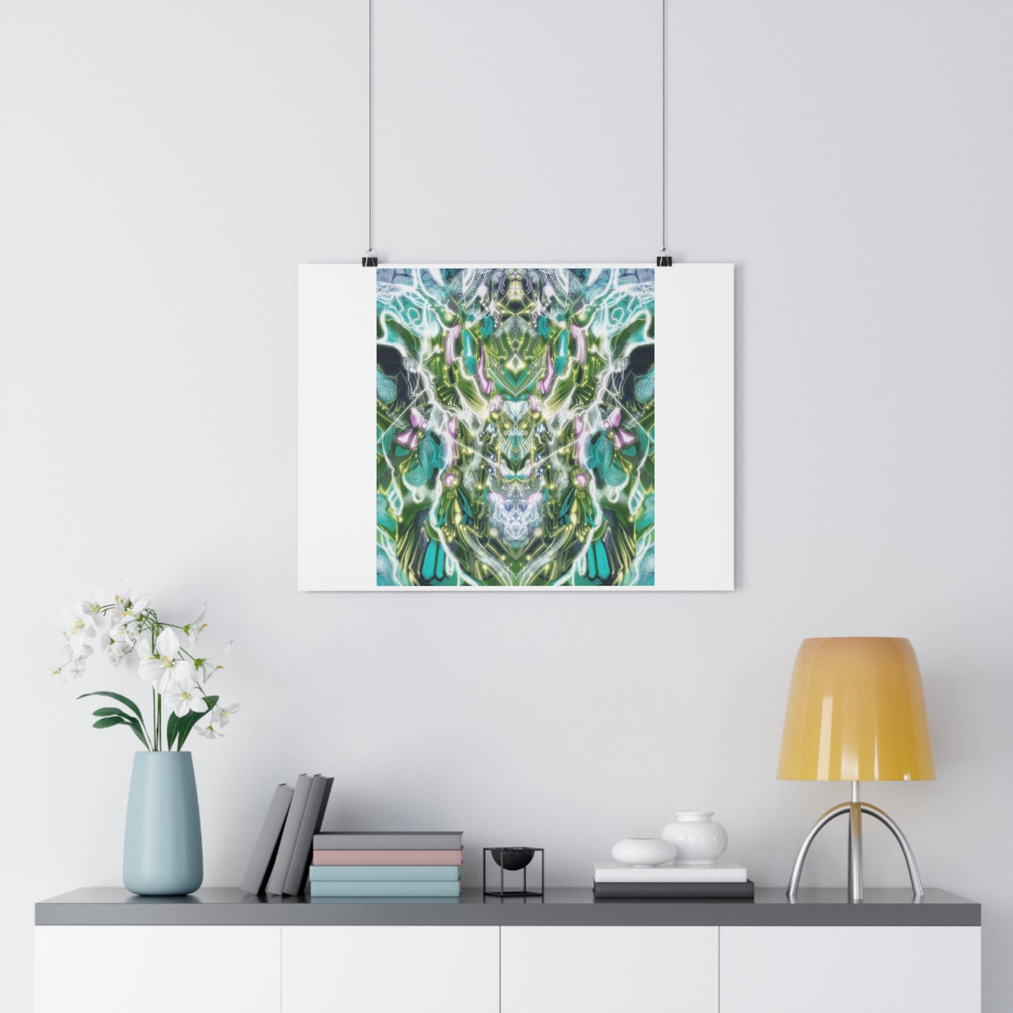 "Green Dragon”- Giclée Art Print by artist David Hilborn