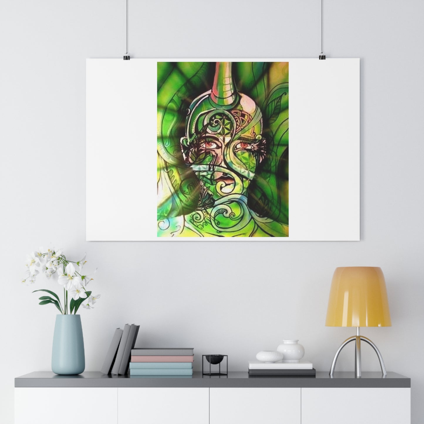 “Earthling”- Giclée Art Print by artist David Hilborn