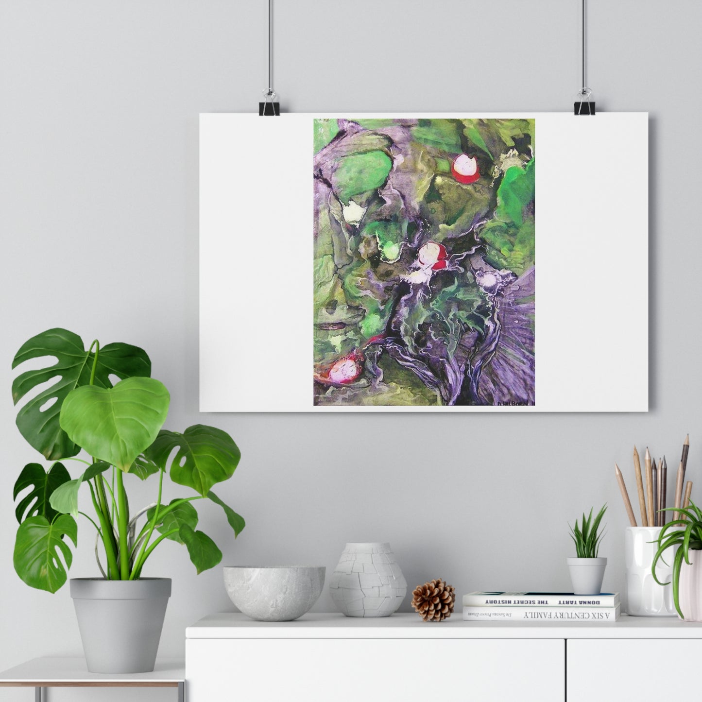 "Strawberry Surprise”- Giclée Art Print by artist David Hilborn