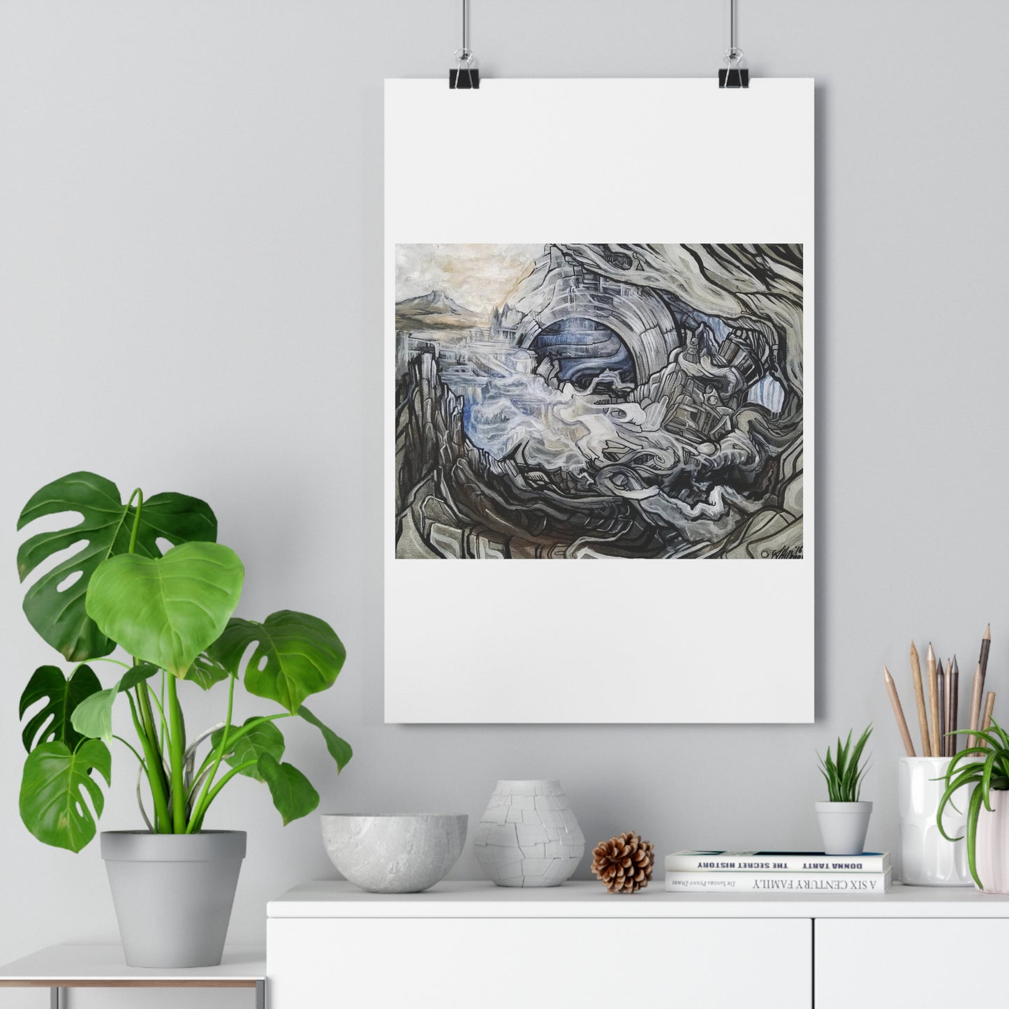 "Typhoon”- Giclée Art Print by artist David Hilborn