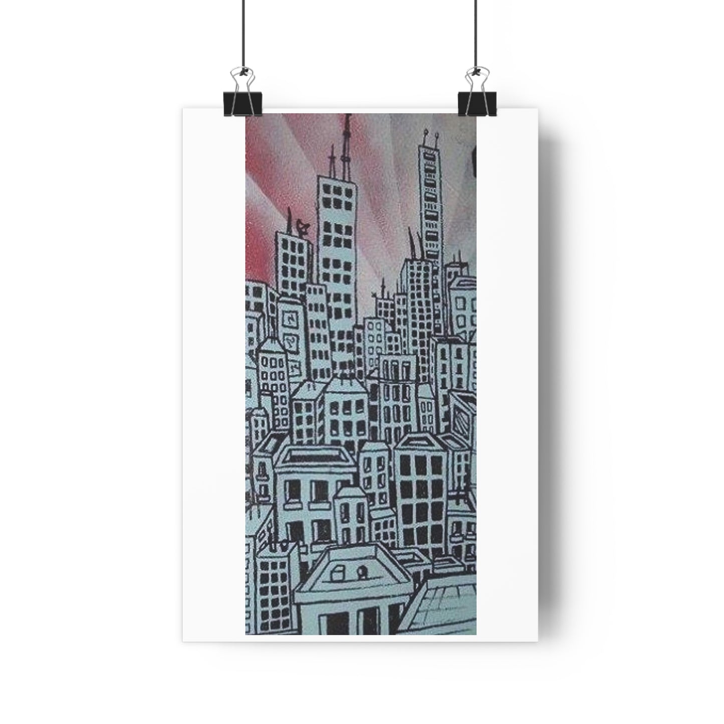 "Sky View”- Giclée Art Print by artist David Hilborn