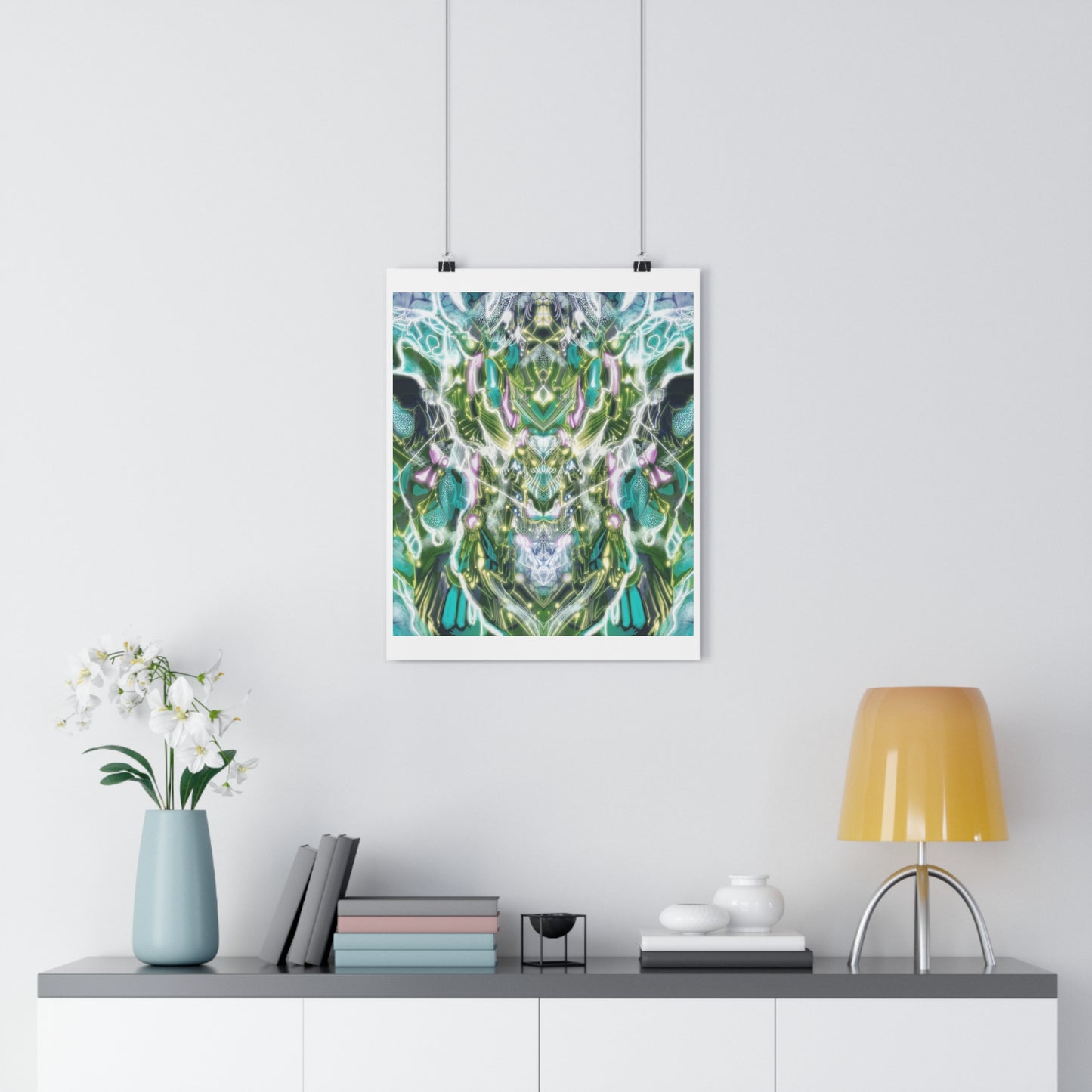 "Green Dragon”- Giclée Art Print by artist David Hilborn