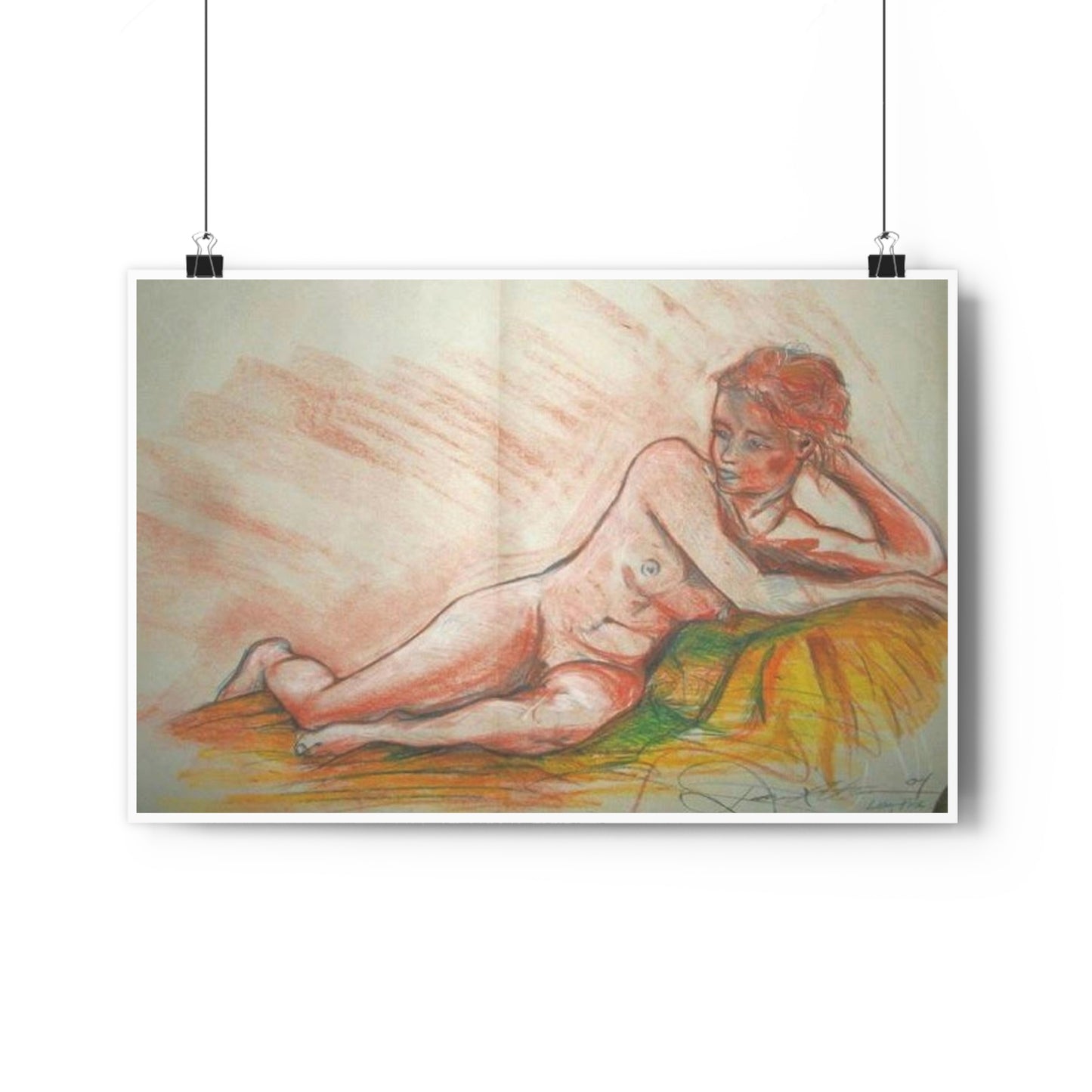 "Nude Study”- Giclée Art Print by artist David Hilborn