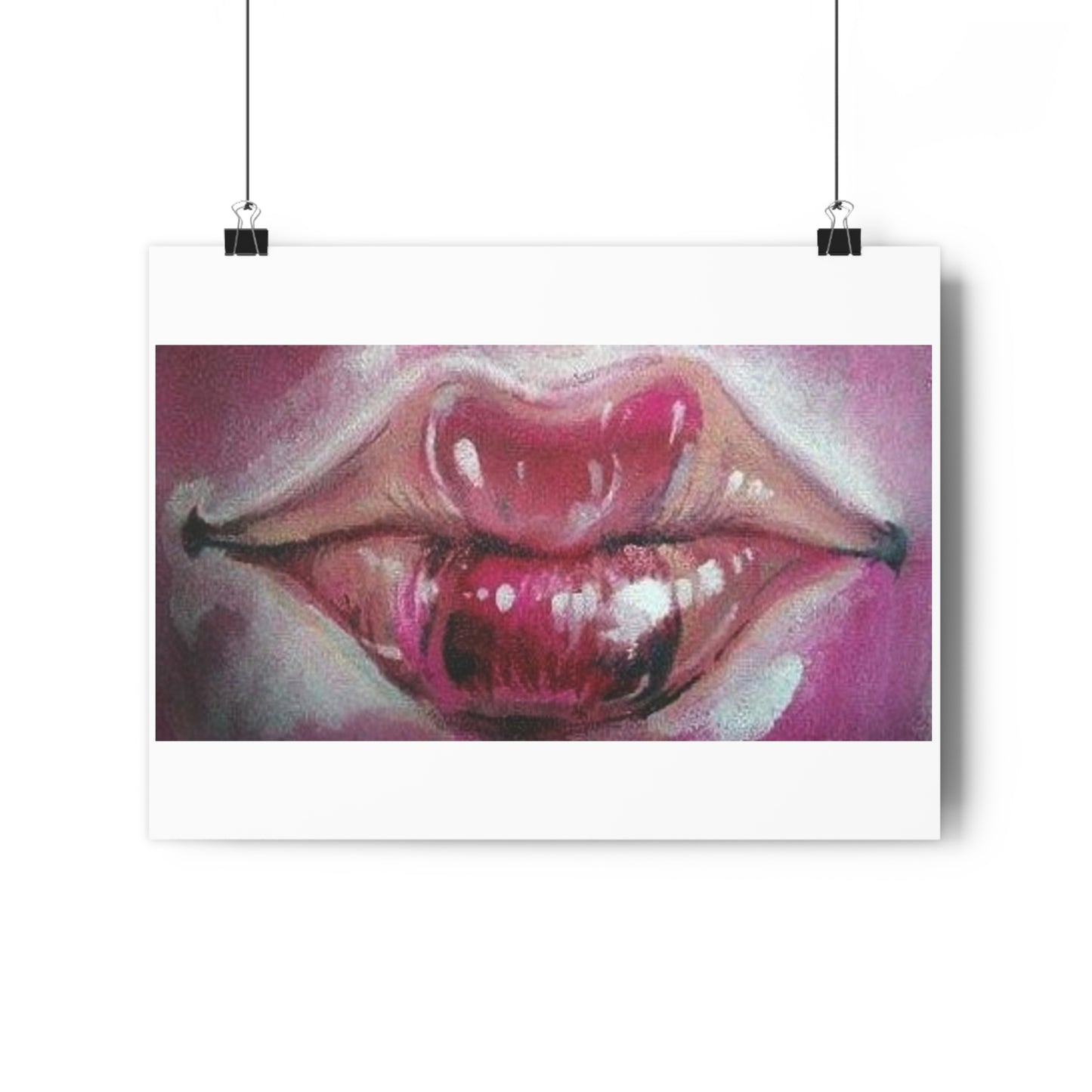 "Lips”- Giclée Art Print by artist David Hilborn