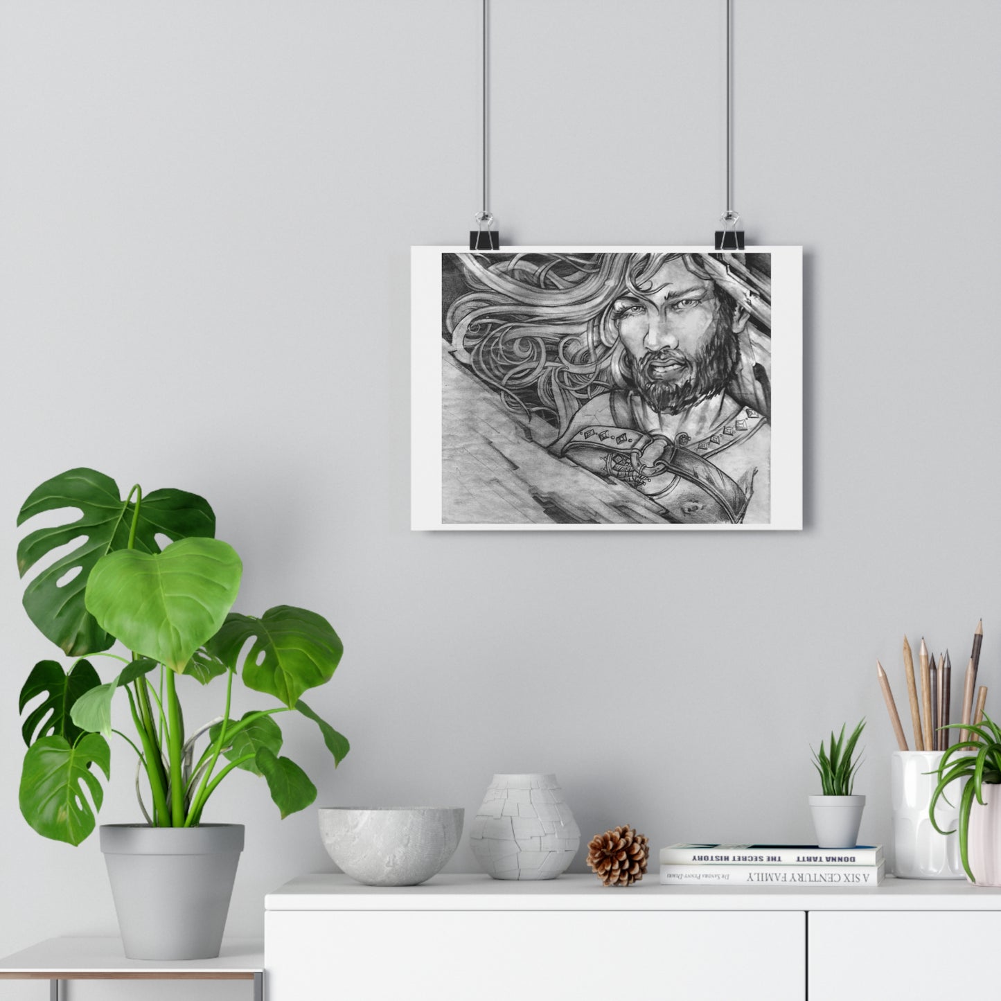 "Bearded Beauty" - Giclée Art Print by artist David Hilborn